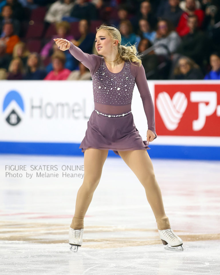 2019 Skate America Amber Glenn 2024 U.S. Champion